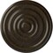 Ekena Millwork Carton Ceiling Medallion (For Canopies up to 3 3/4"), 17 3/4"OD x 1 3/8"P, Stone Hearth Crackle CM18CASHC - alternate 1